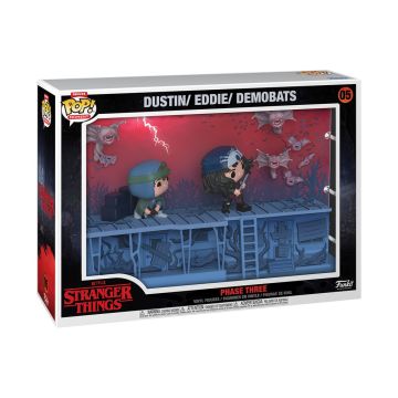 Dustin, Eddie and Demobats - Stranger Things S4 - Funko POP! Moments Deluxe (05)