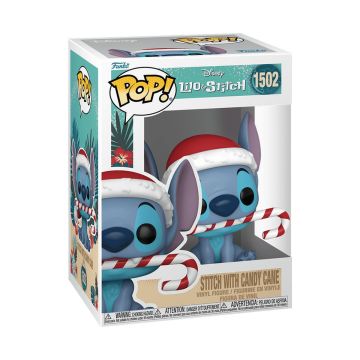 Stitch with Candy Cane - Lilo & Stich - Funko POP! Vinyl (1502)