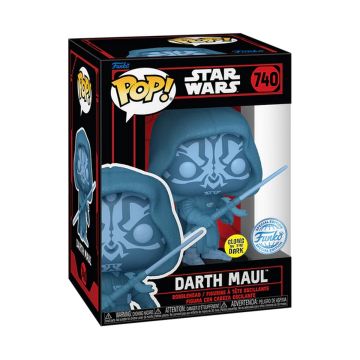 Darth Maul (Holo) (Glow) - Star Wars: Dark Side - Funko POP! Star Wars (740)