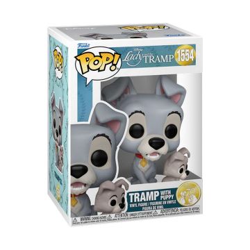 Tramp with Puppy - Lady and the Tramp - Funko POP! Disney (1554)