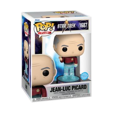 Jean-Luc Picard on Transporter Platform (Glitter) - Star Trek - Funko POP! Plus (1687)