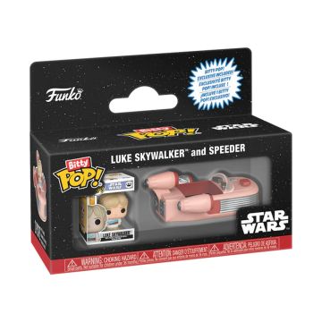 Luke Skywalker and Speeder - Star Wars - Funko Bitty POP! (1 PC)