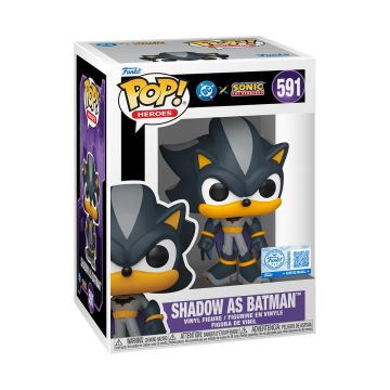 Shadow as Batman - DC x Sonic the Hedgehog - Funko POP! Heroes (591)