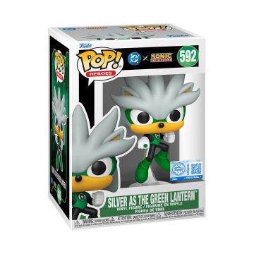 Silver as the Green Lantern - DC x Sonic the Hedgehog - Funko POP! Heroes (592)