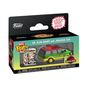 Dr. Alan Grant and Jurassic SUV - Jurassic Park - Funko Bitty POP!