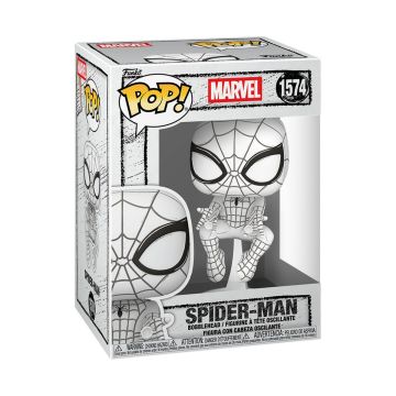 Spider-Man (Sketched Deco) - Marvel - Funko POP! Vinyl (1574)