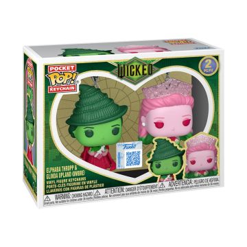 Elphaba Thropp & Glinda Upland - Wicked - Funko POP! Keychain (2 PK)