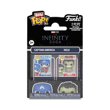 Captain America & Hulk - The Infinity Saga - Funko Bitty POP! (2 PC)