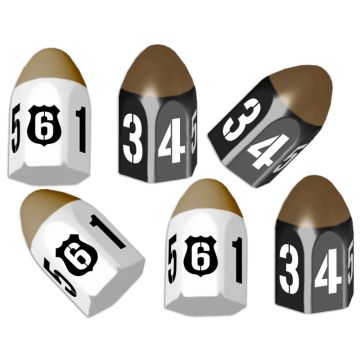 Tiny Epic Crimes: Bullet Dice - 6 Pack