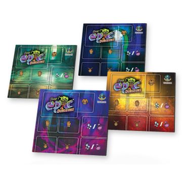 Tiny Epic Dungeons: 4 Pack Player Game Mats