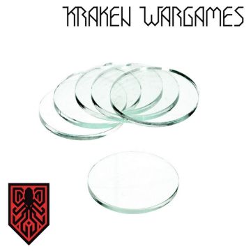 Clear Base Round 25mm