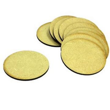MDF Base Round 75mm