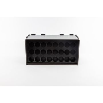 Black Paint Rack: Display Pigment