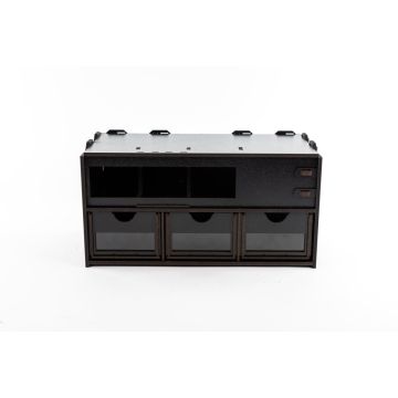 Black Paint Rack: Power Strip