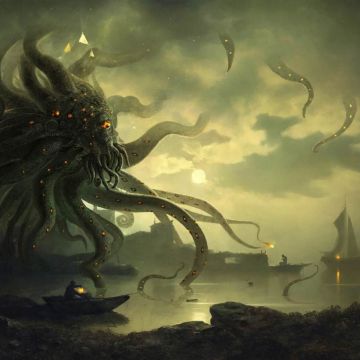 Dark Shoggoth 3x3 2.0 Gaming Mat