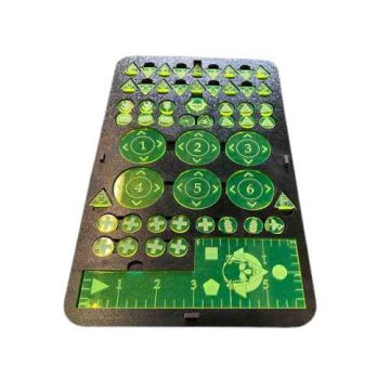 Kill Team Token Board Green with Kraken Logo