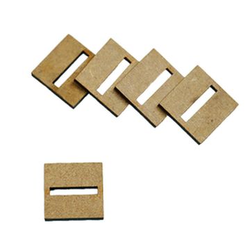 MDF Base Square with Slit 20x20mm