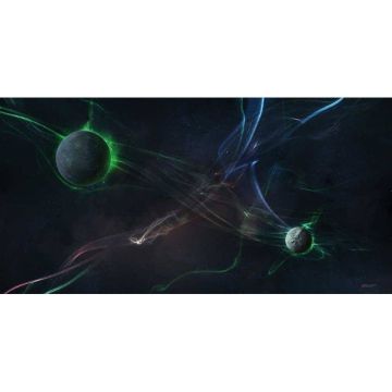 Space Sector 7 6x3 Mousepad Gaming Mat