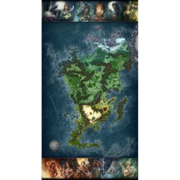 Aventurien BG 2.0 Gaming Mat