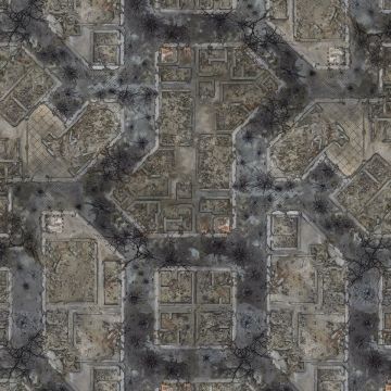 Tanks Warzone City 3x3 Gaming Mat