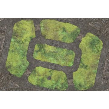 Cobblestone Park 6x4 Gaming Mat