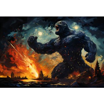 Canvas: Gochzilla - 90 x 60 cm