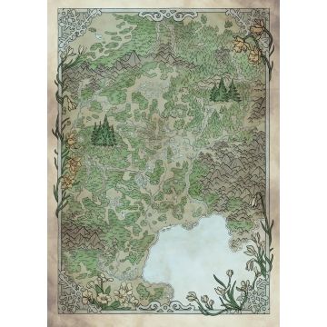 Bornland Blanko Edition Ingame Game Mat