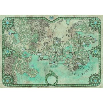 Lizzard Swamp Fabric Card