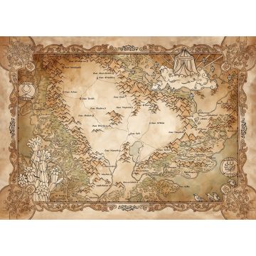 The Desert Kingdom Fabric Card - Big