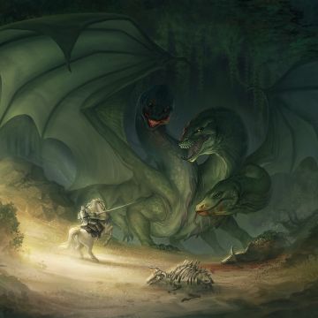 Juvenile Giant Lindworm - Dice Tray