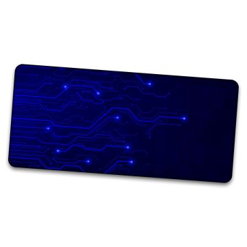 Blue Lane Circuit - Gamer Mousepad