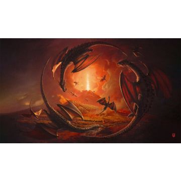 TCG: Dragon Swarm Playmat - 61 x 35 cm