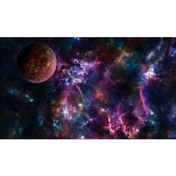 TCG: Space Sector 6 Stitched Playmat - 61 x 35 cm
