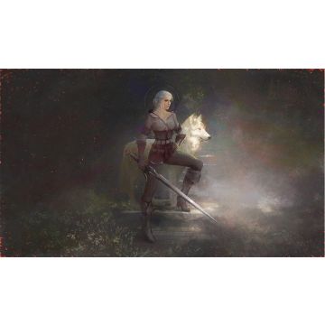 TCG: Swallow and the Wolf Stitched Playmat - 61 x 35 cm
