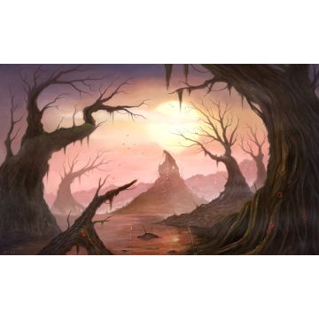 TCG: Swamp Stitched Playmat - 61 x 35 cm