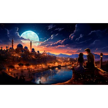 TCG: Arabian Nights Stitched Playmat - 61 x 35 cm