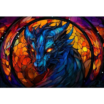 TCG: Blue Window Stitched Playmat - 61 x 35 cm