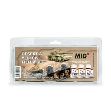 Mig Productions: Desert & Yellow Filter Set
