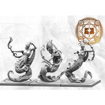 Sorcerer Kings: Windborn Djinn with Bows