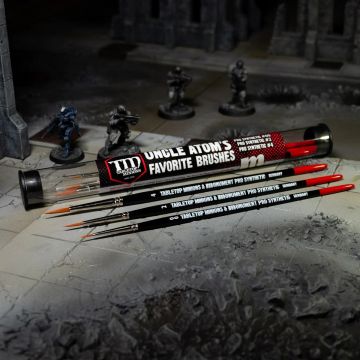 PRO Synthetics - Table Top Minions Artist 3 Brush Set