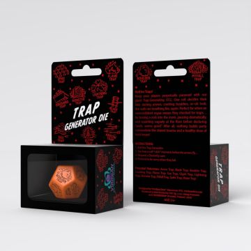 Trap Generator Die: Orange & Black