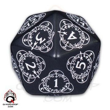 D20 Level Counter - Black & white
