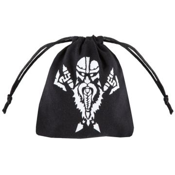 Dwarven Dice Bag - Black & White