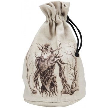 Forest Dice Pouch - Beige & Black