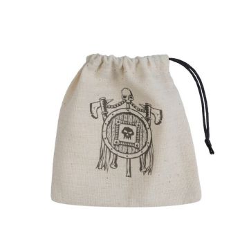 Orc Basic Dice Bag - Beige & Black