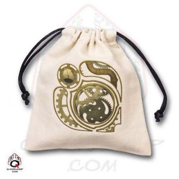Steampunk Dice Bag - Beige