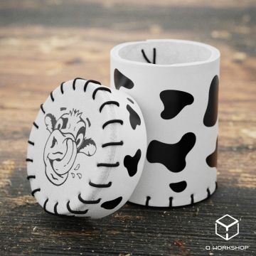 Cow Leather Dice Cup