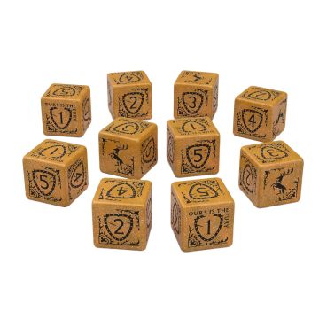 Game of Thrones: Baratheon 10x D6 Dice Set