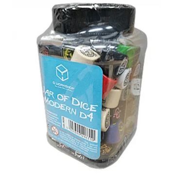 Jar of Modern D4 Dice