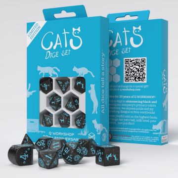 Q WORKSHOP 20 Years: Cats Dice Set